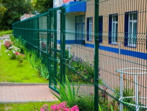 3D заборы для детского сада 80 метров фото в Княгинино