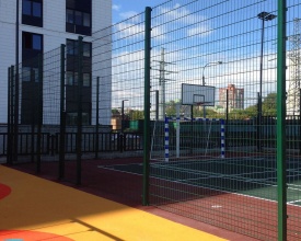 3D заборы для спортивной площадки 60 метров фото в Княгинино