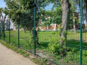 3D заборы для школы 90 метров фото в Княгинино